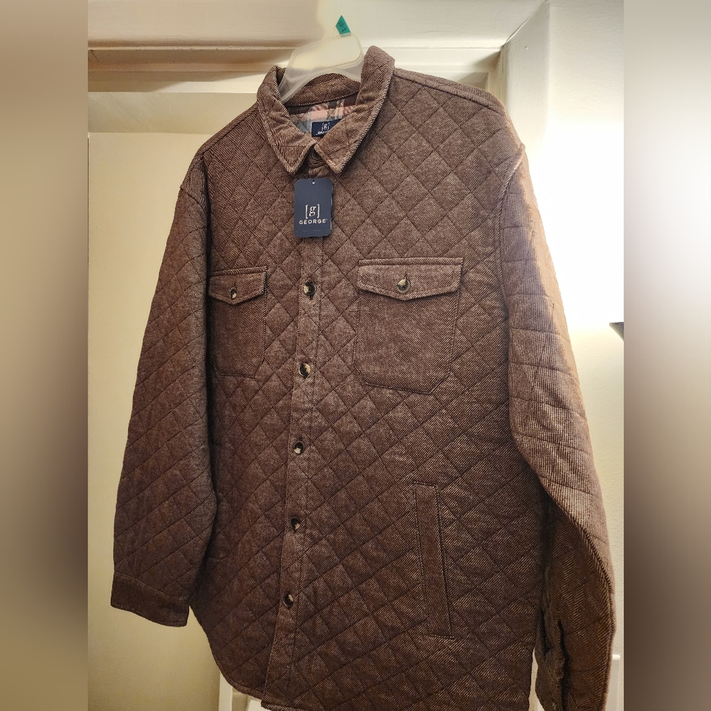 Brown Quilted Jacket